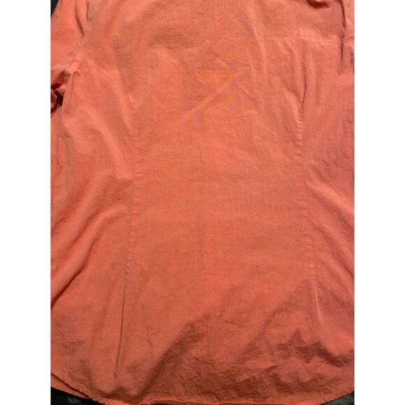 Paper Demin & Cloth Stretch Slim Fit Shirt Size M Light Coral - Picture 6 of 6